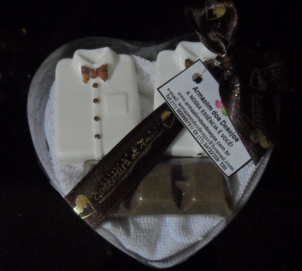 Kit pai com cobertura de chocolate